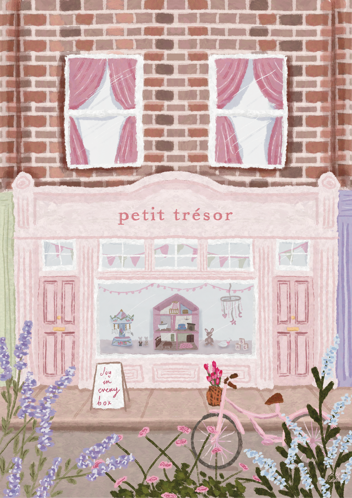 Parisian Toy Shop Print