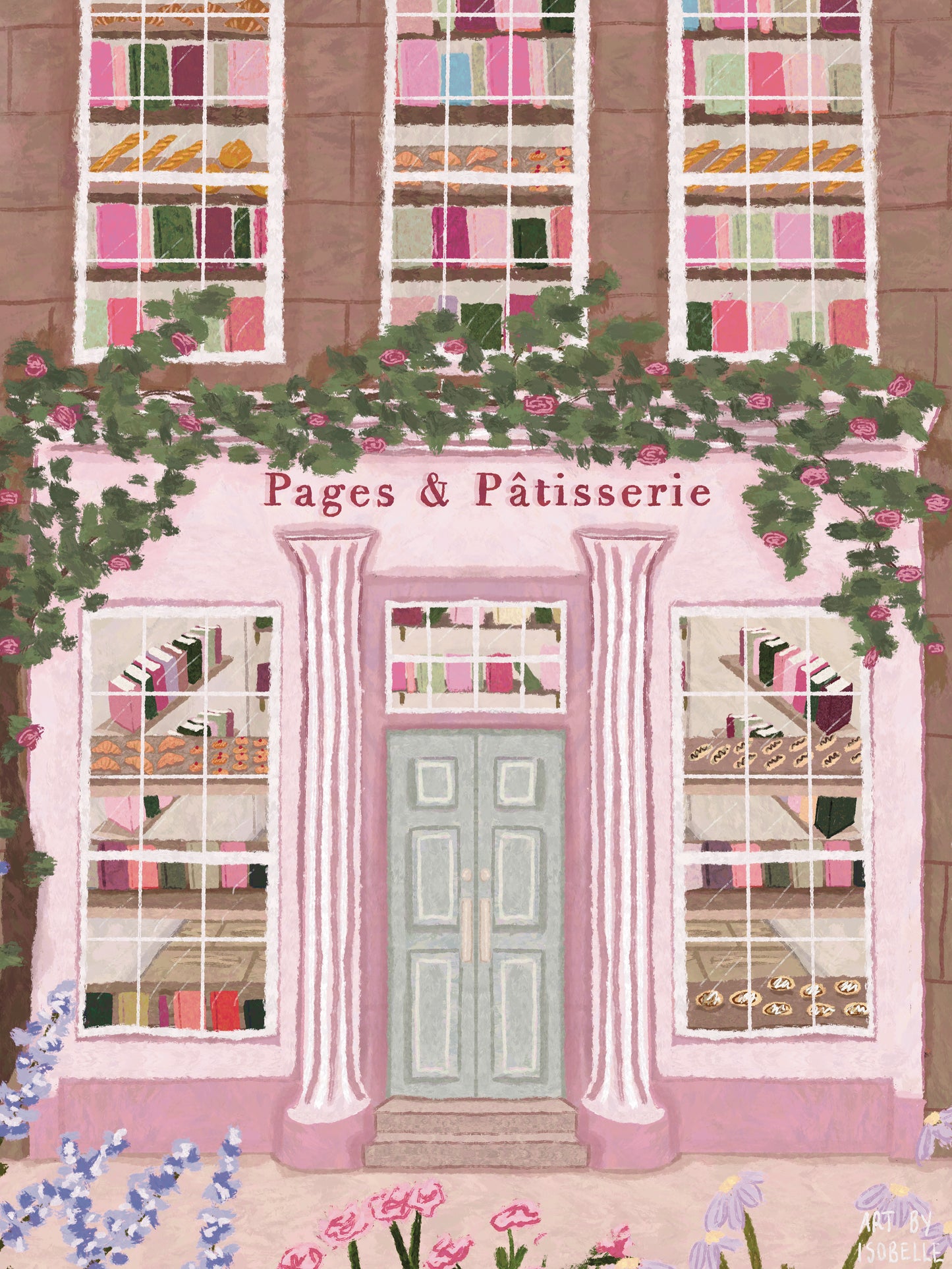 Pages and Patisserie Print