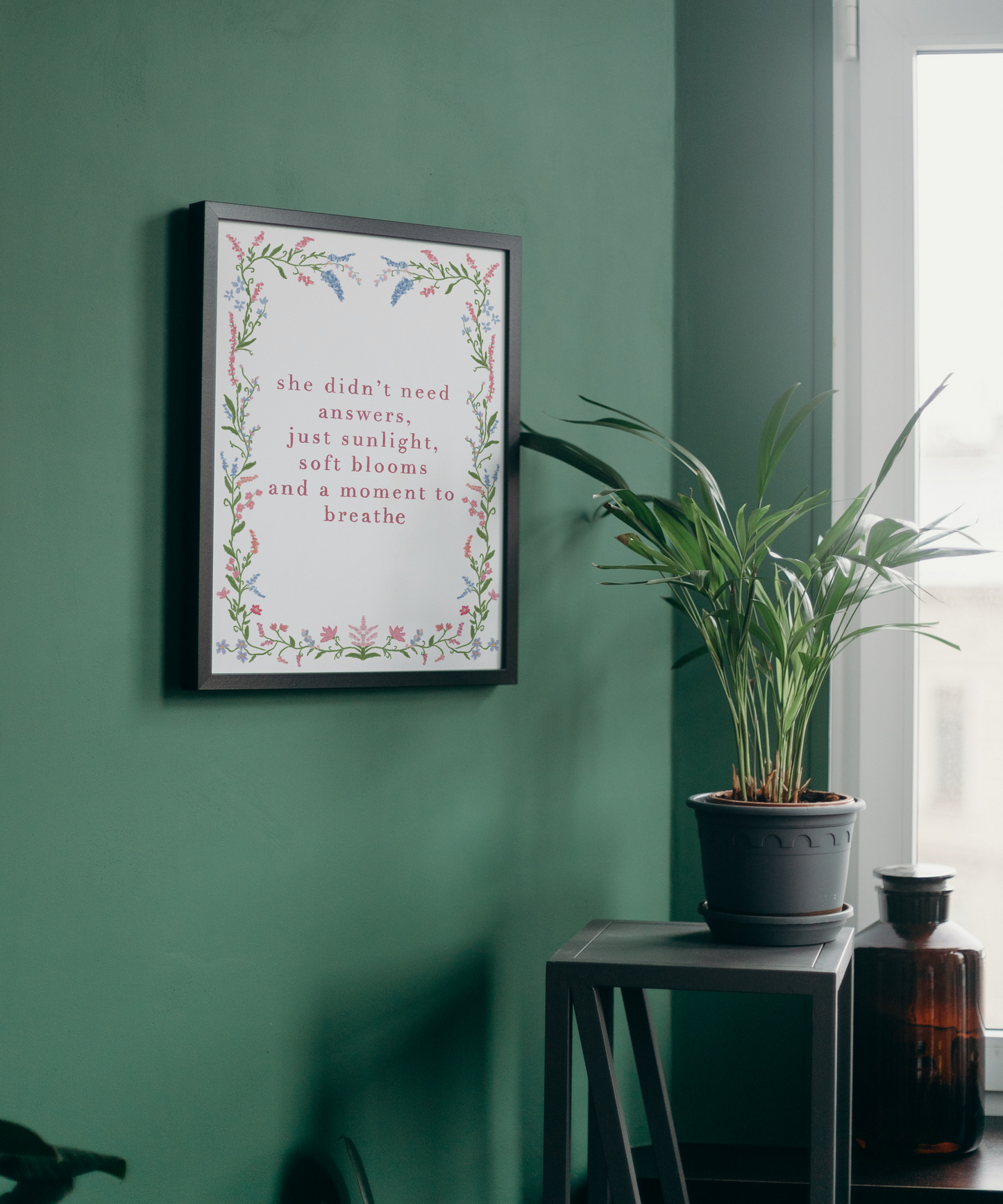 Sunlight and Soft Blooms Print