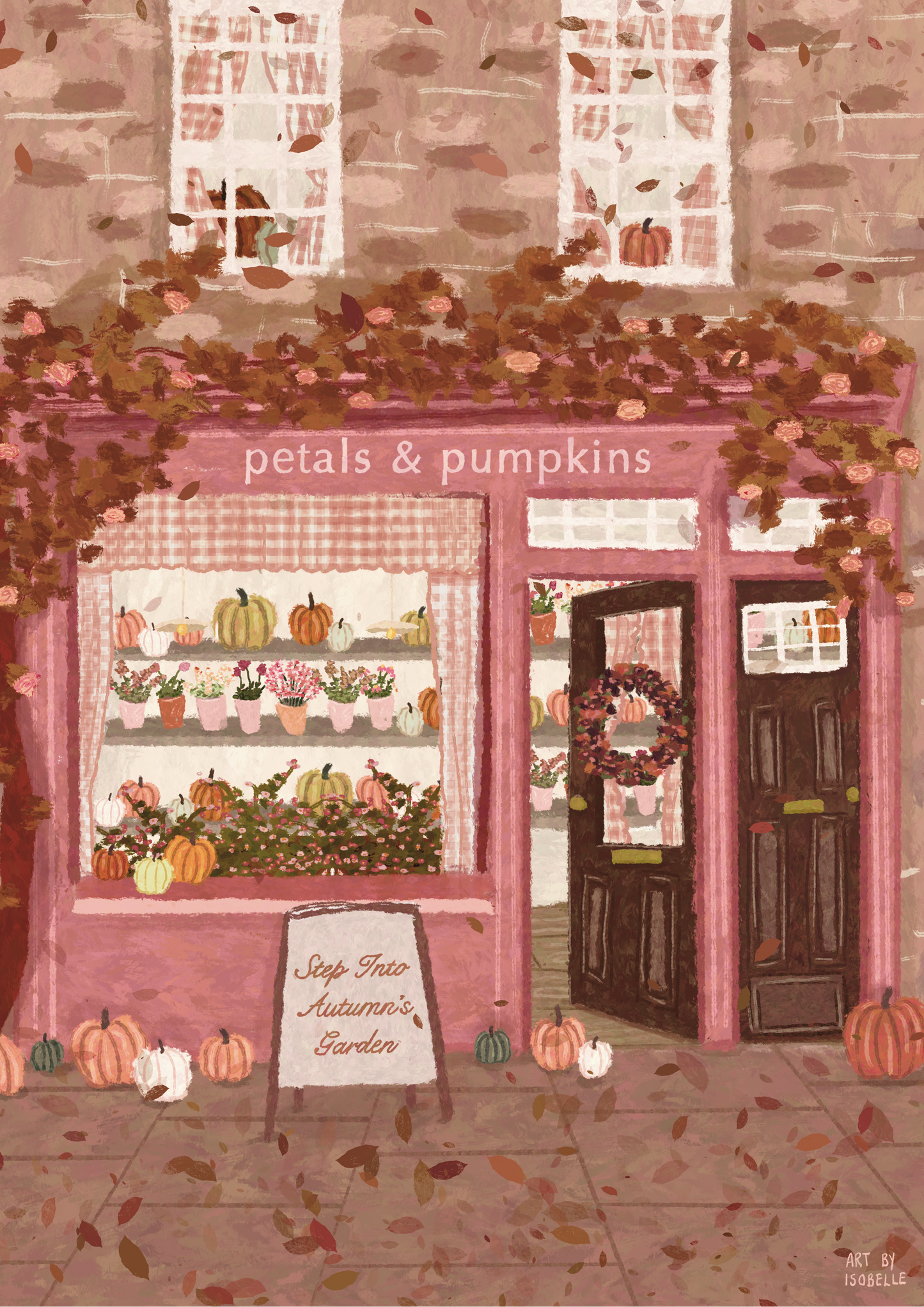 Petals & Pumpkins print