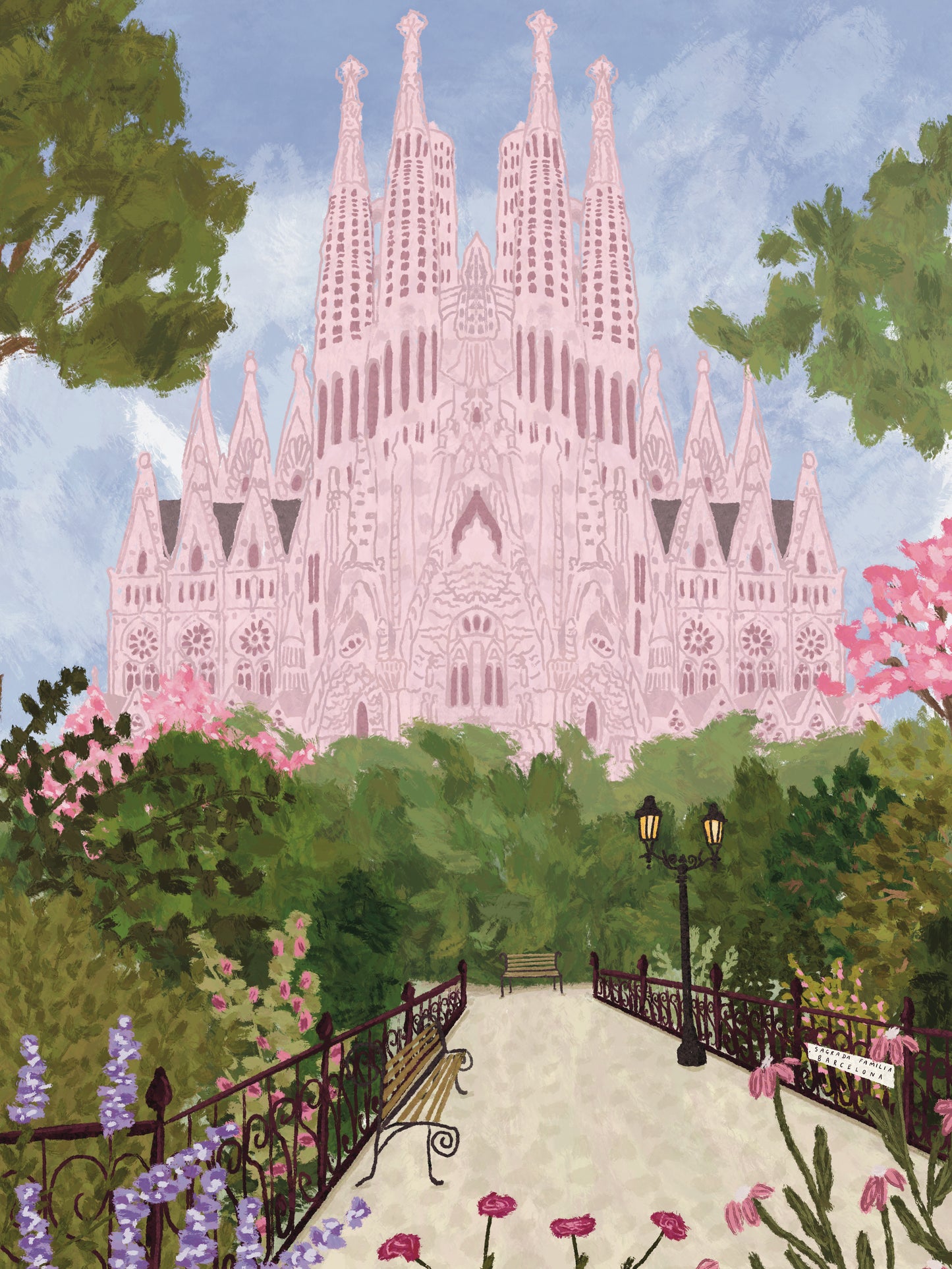 Sagrada Familia, Barcelona Print
