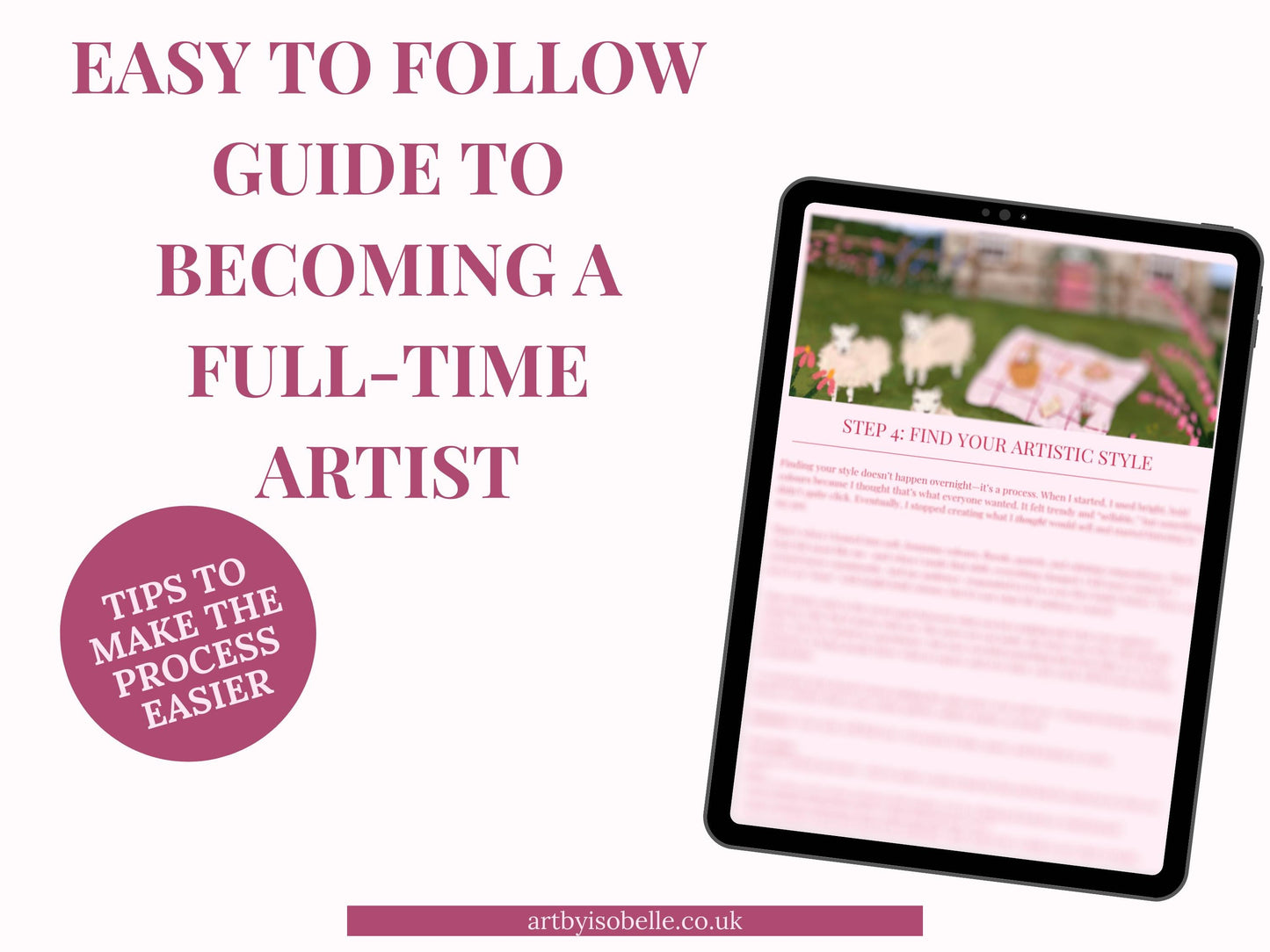 Full-Time Artist Guide: Grow Your Art Business (Digital Download)