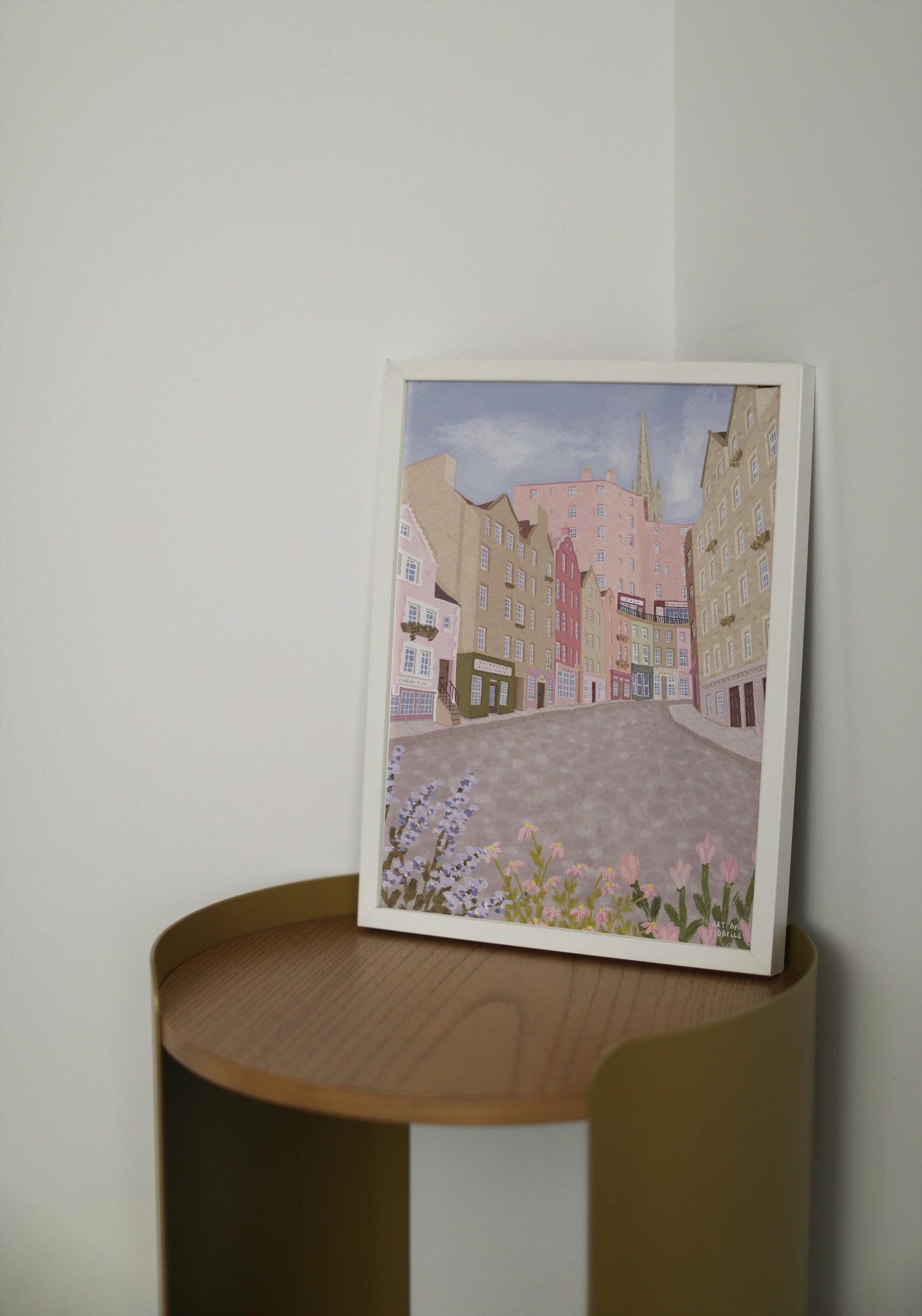 London City Print: Big Ben and London Eye