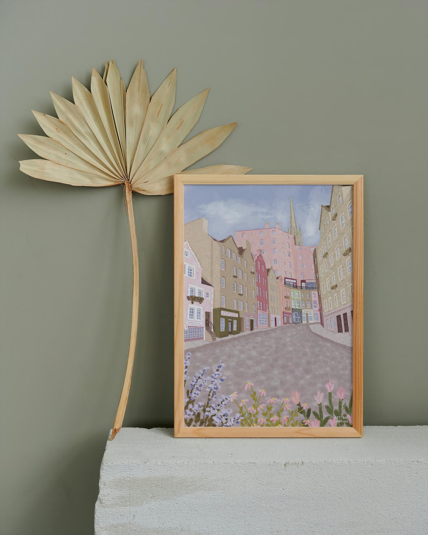 London City Print: Big Ben and London Eye