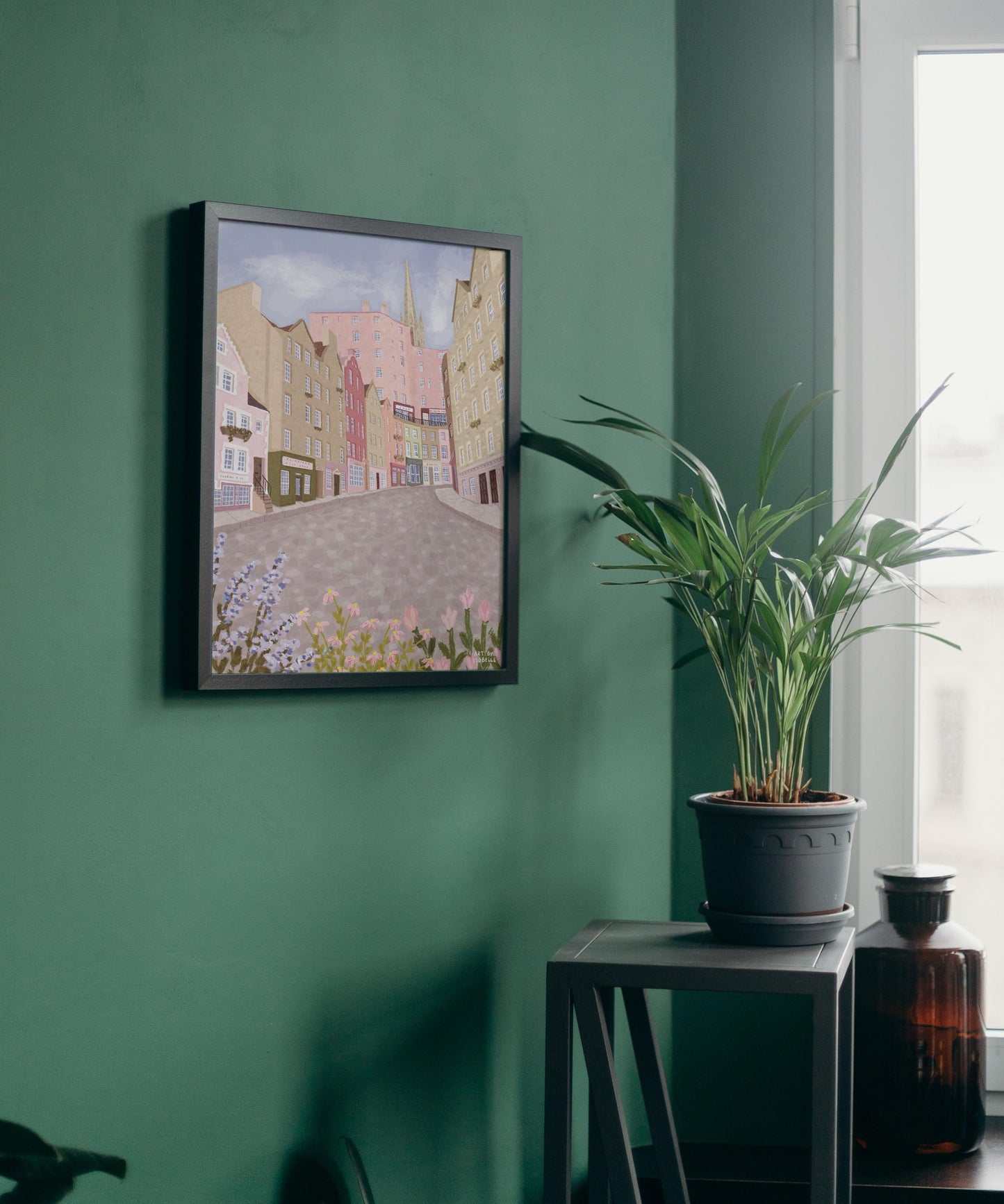 London City Print: Big Ben and London Eye