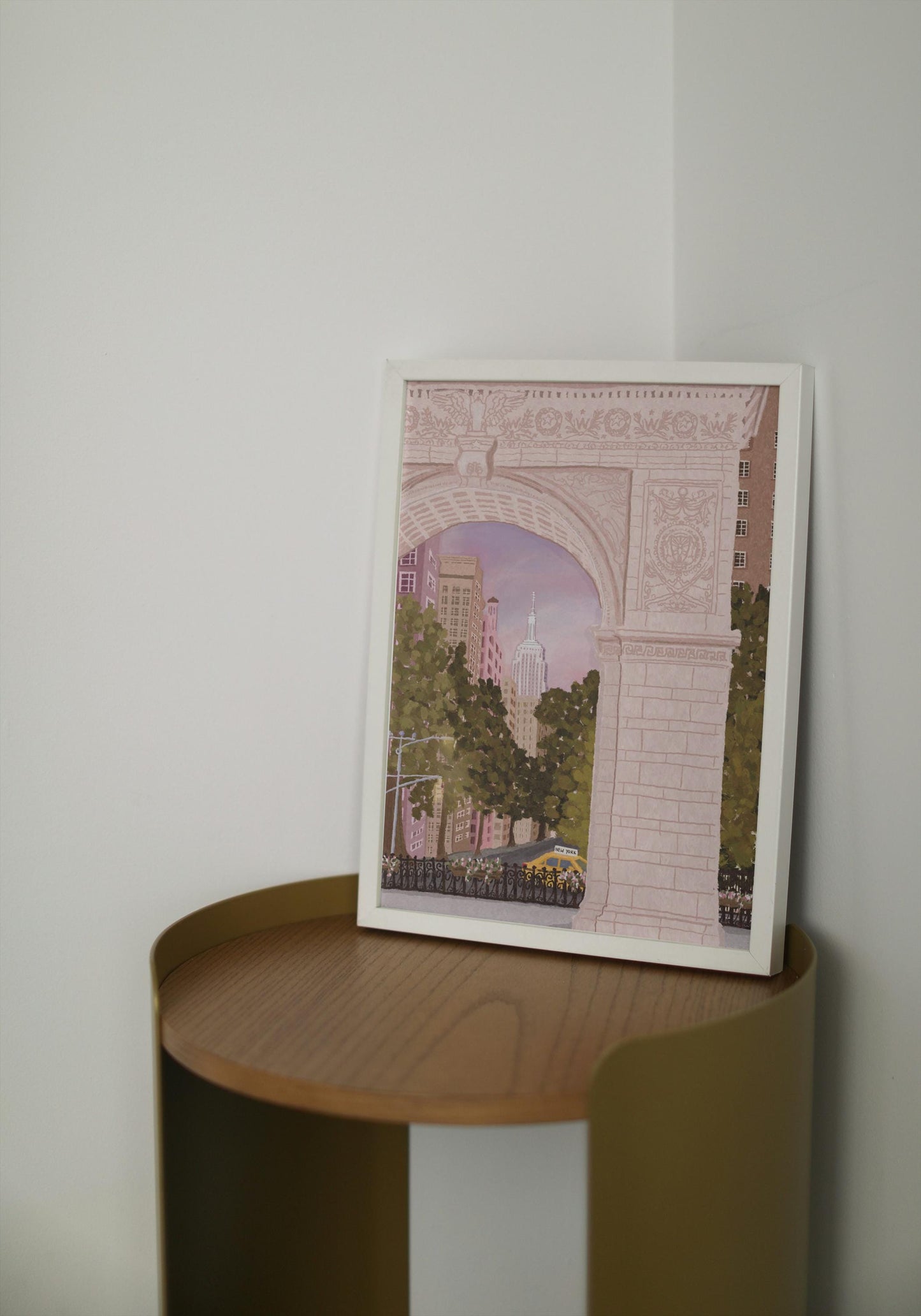 Washington Square New York, New York City Print, Empire State Building Print