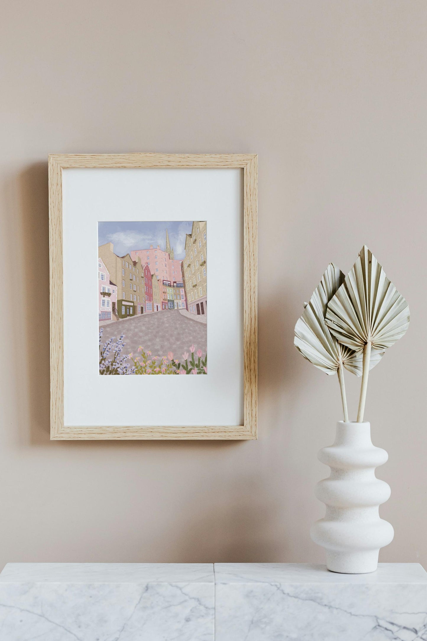 London City Print: Big Ben and London Eye