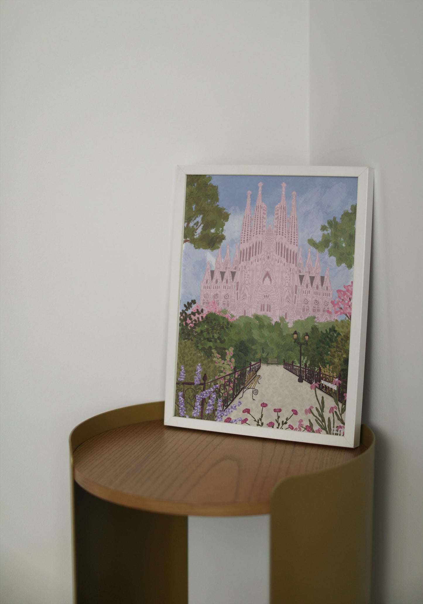 Barcelona Travel Print, Sagrada Familia Barcelona, Spain Print