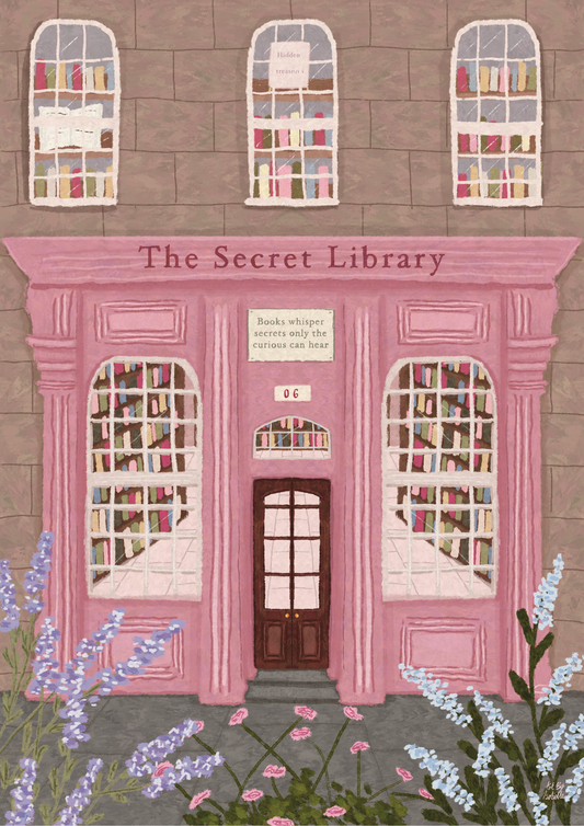 The Secret Library Print