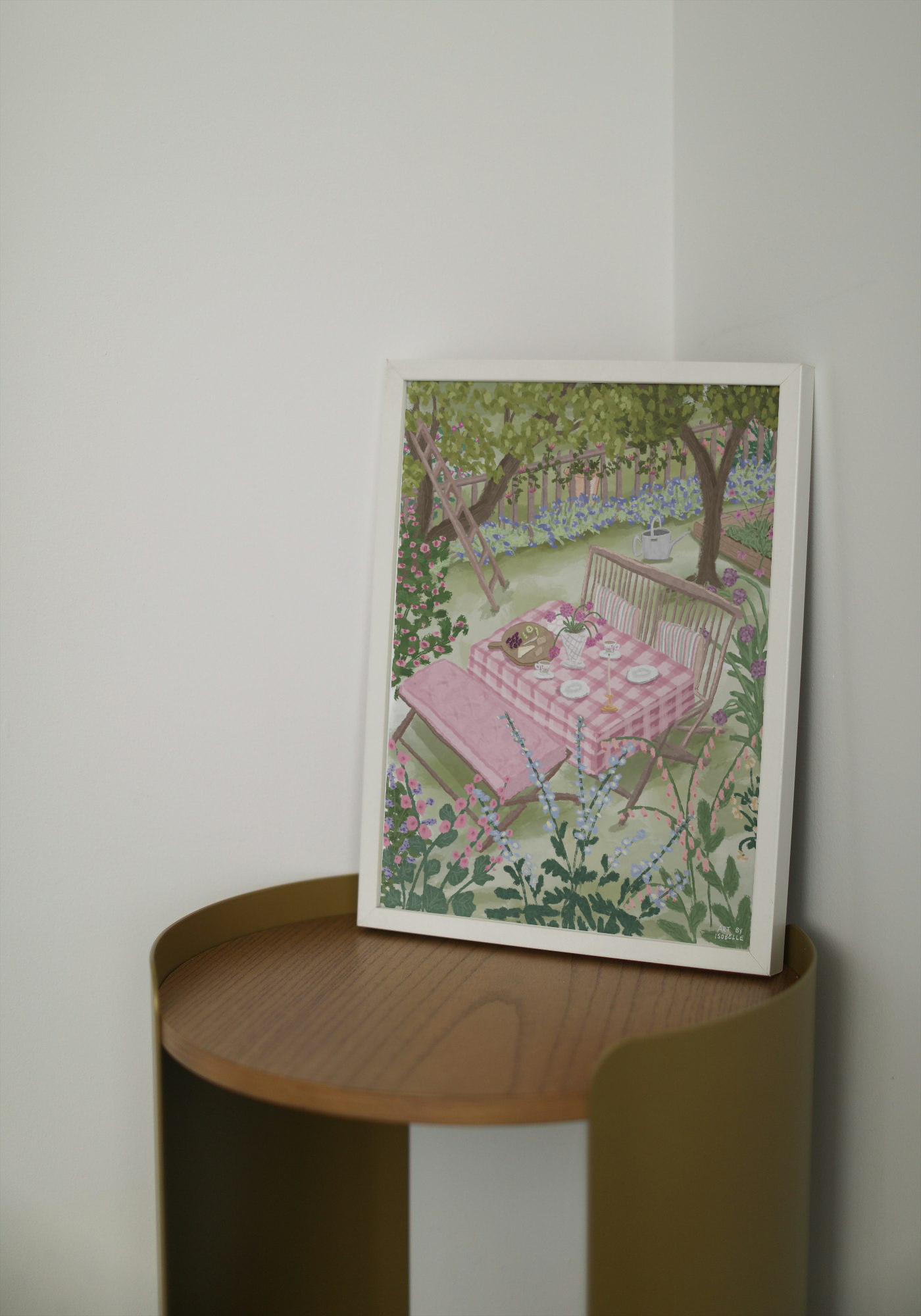 Picnic in the Garden Print
