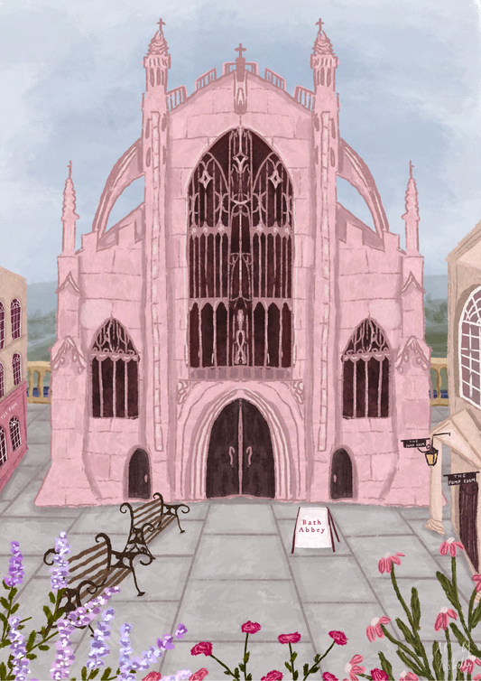 Bath Abbey City Print