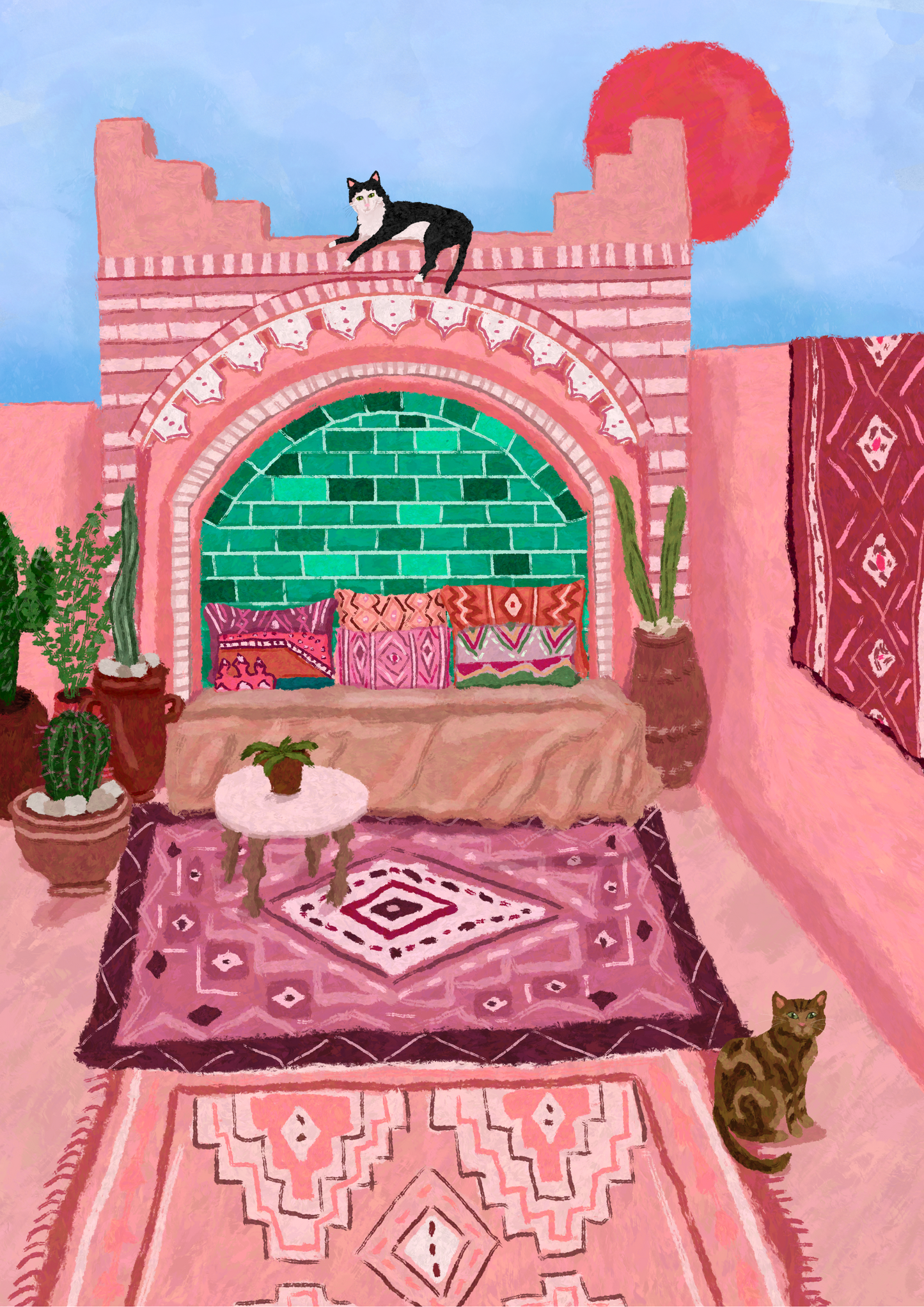 Moroccan Terrace Print