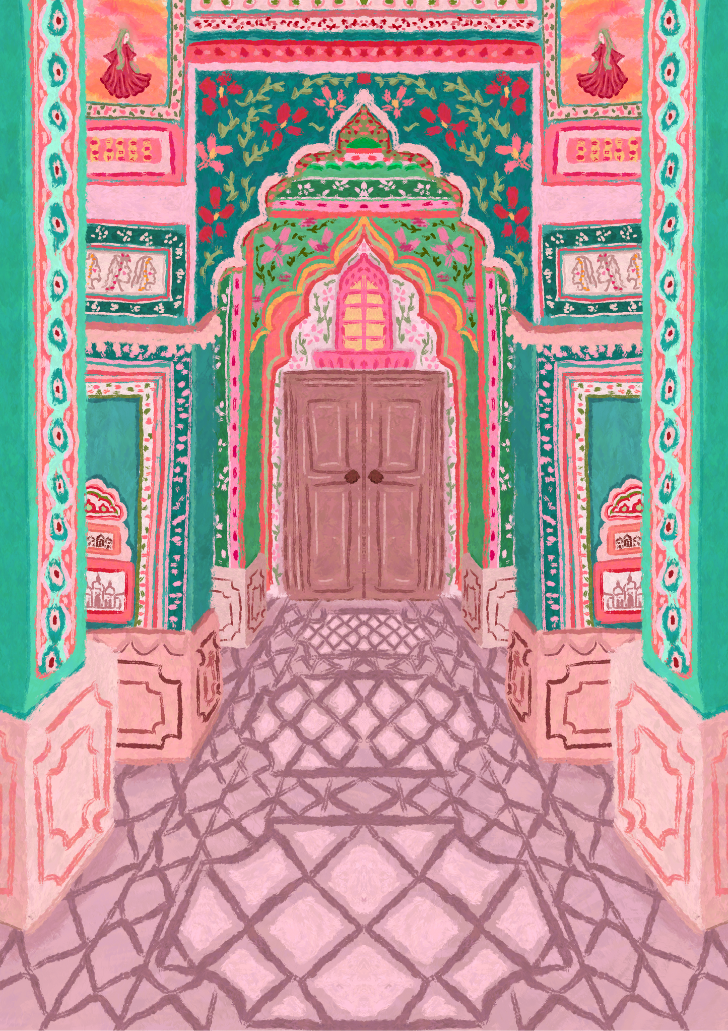 Patrika Gate, Jaipur Print