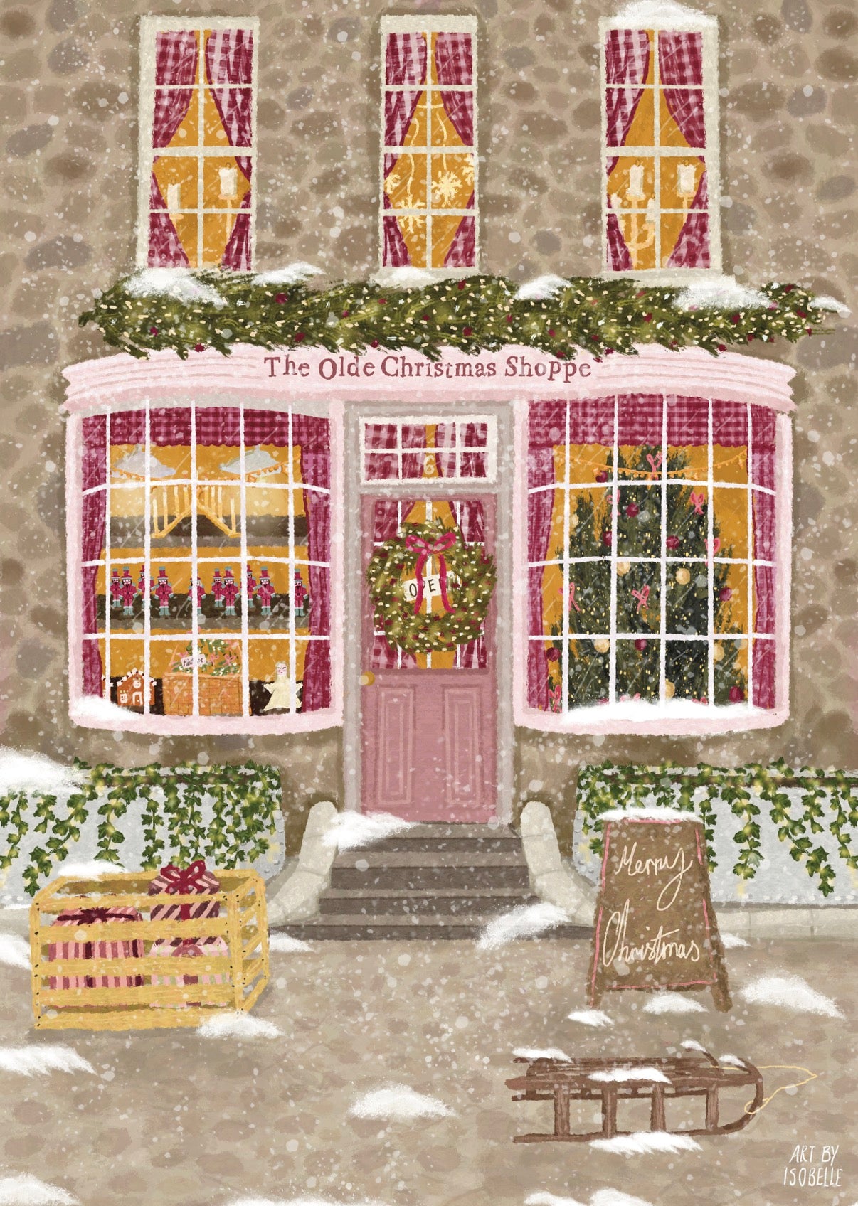 The Olde Christmas Shoppe Print