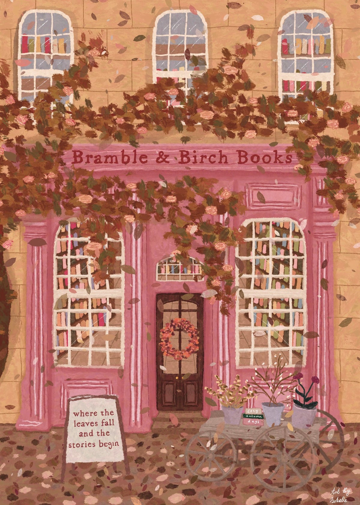 Bramble & Birch Book Shop Print