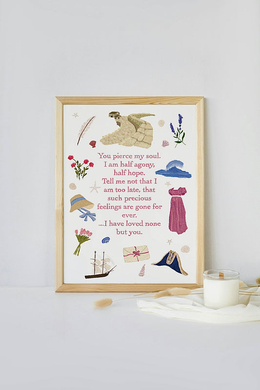 Jane Austen Persuasion Print