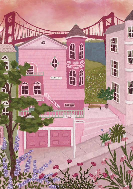 Pacific Heights, San Francisco Print