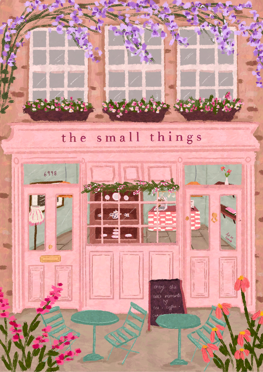 The Small Things Café Print