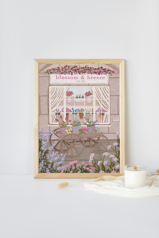 Blossom & Breeze Florist Print
