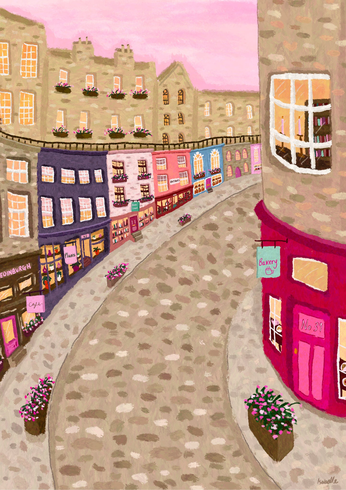 Victoria Street Edinburgh Print