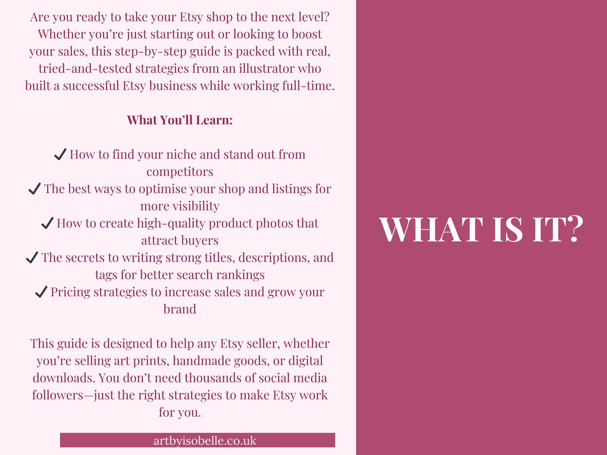 How To Grow Your Etsy Guide, Guide To Growing Etsy, Etsy SEO, Etsy Guide, How To Grow Your Business, Etsy Success, Boost Sales