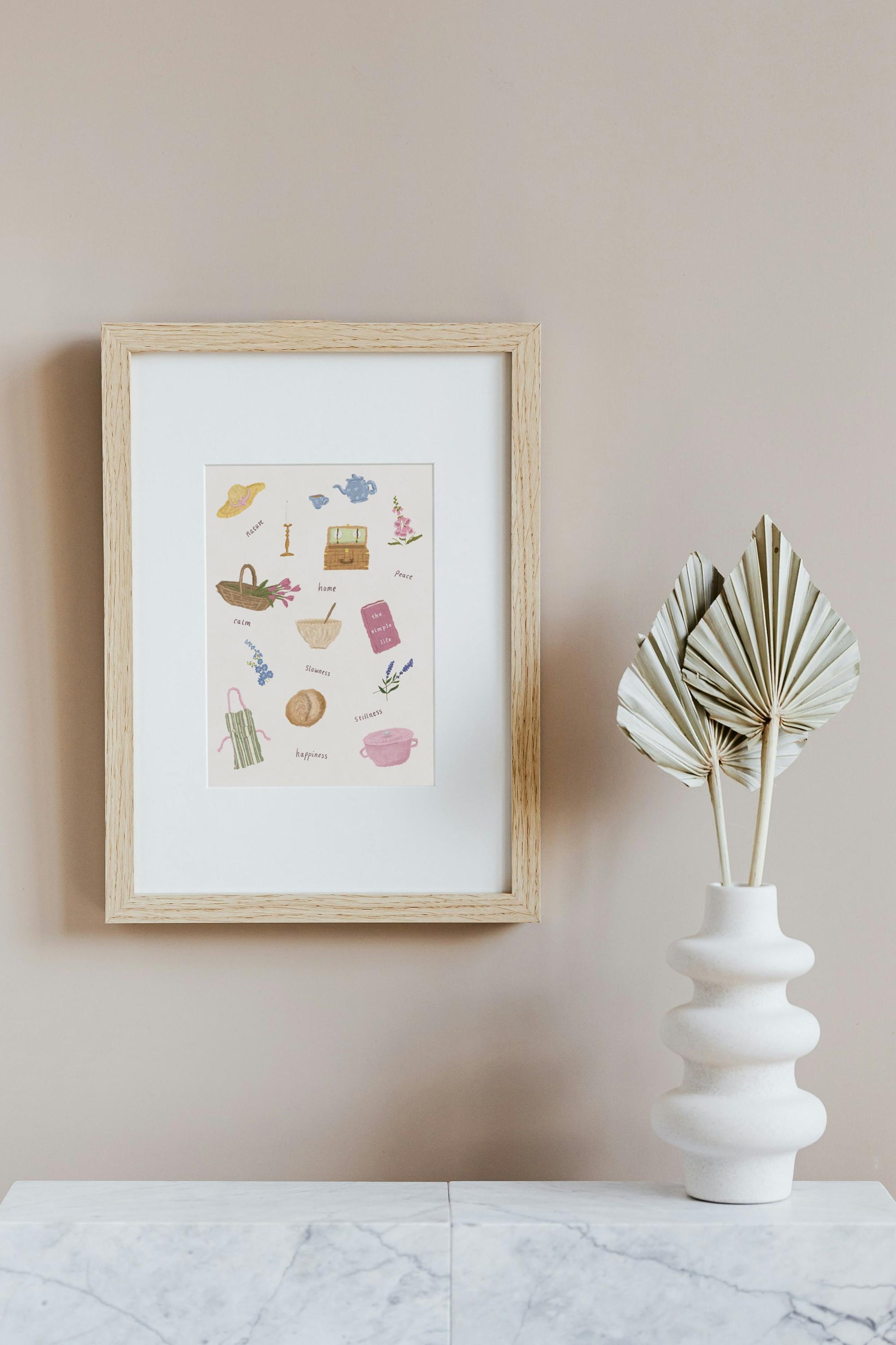Cottagecore Print, Wellness Print, Slow Life, Garden Print, Baking Print, Cosy Home Decor, Whimsical Art, Favourites Print, Hobbies Print