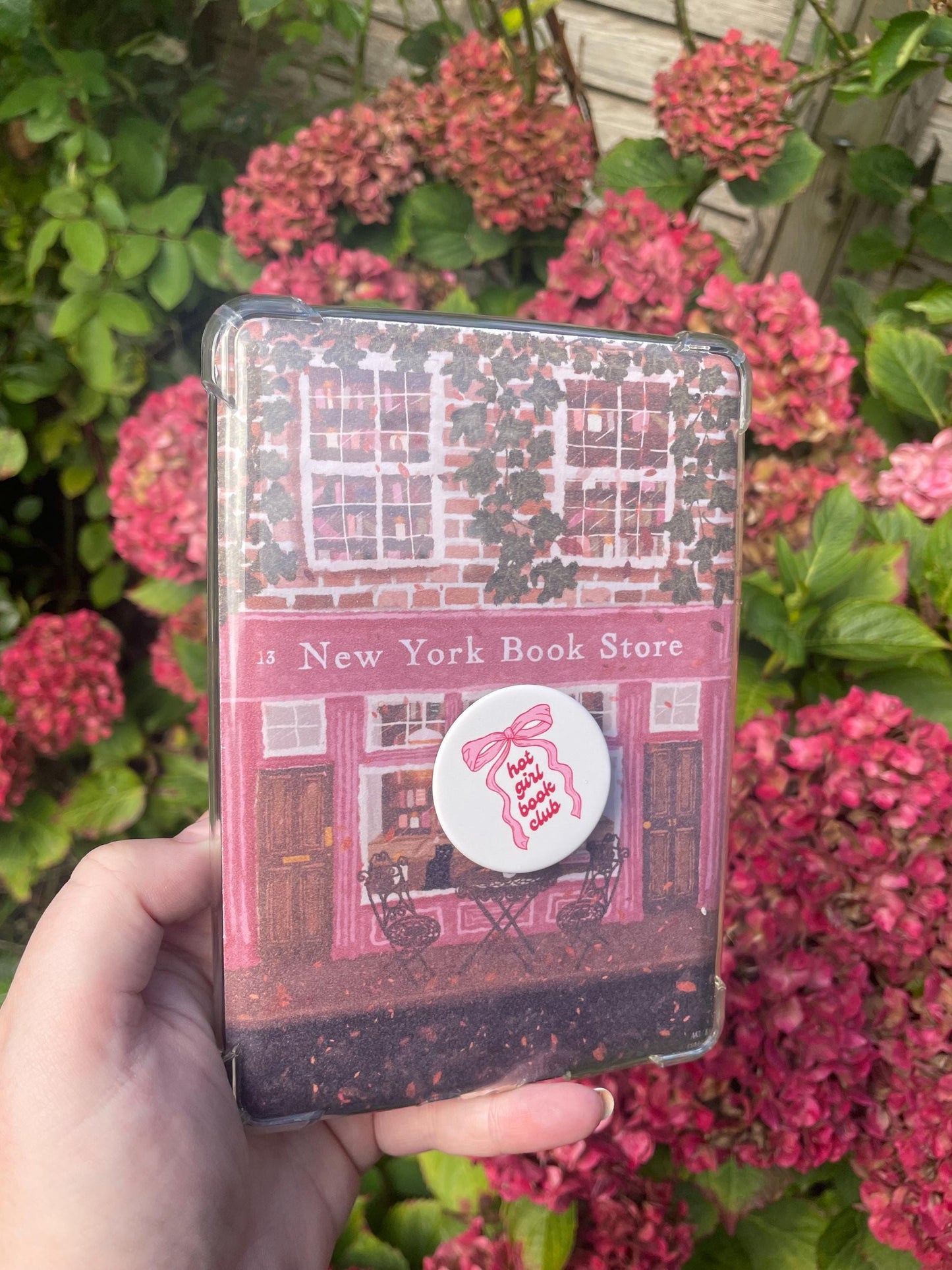 New York Bookshop Kindle Insert: Cosy Autumn Fall Book Store Art Accessory