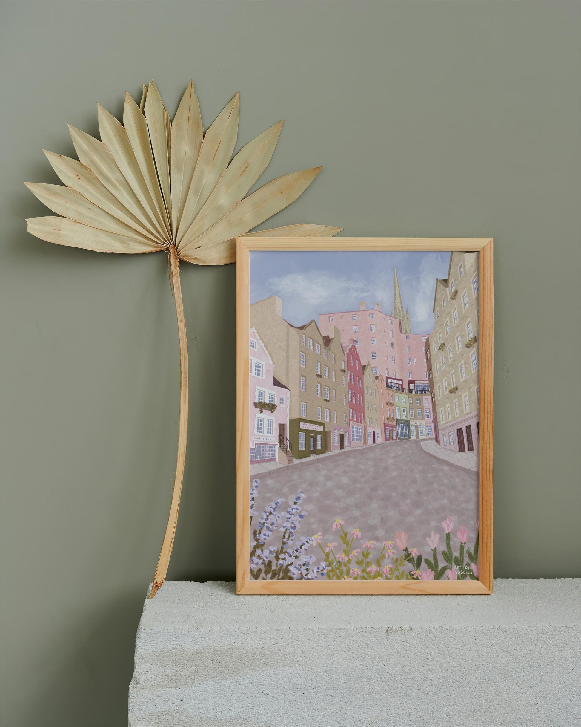 London City Print: Big Ben and London Eye
