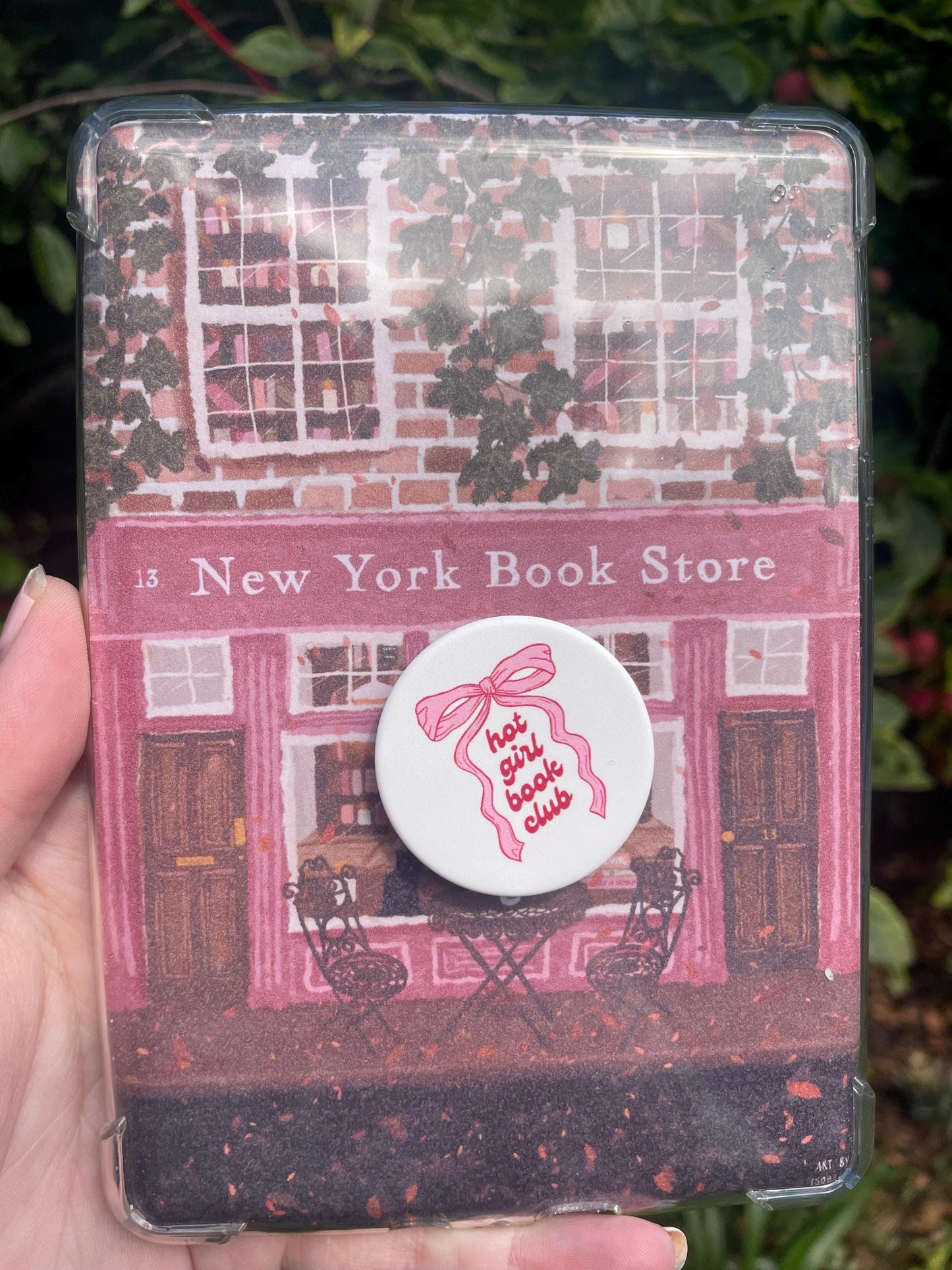 New York Bookshop Kindle Insert: Cosy Autumn Fall Book Store Art Accessory