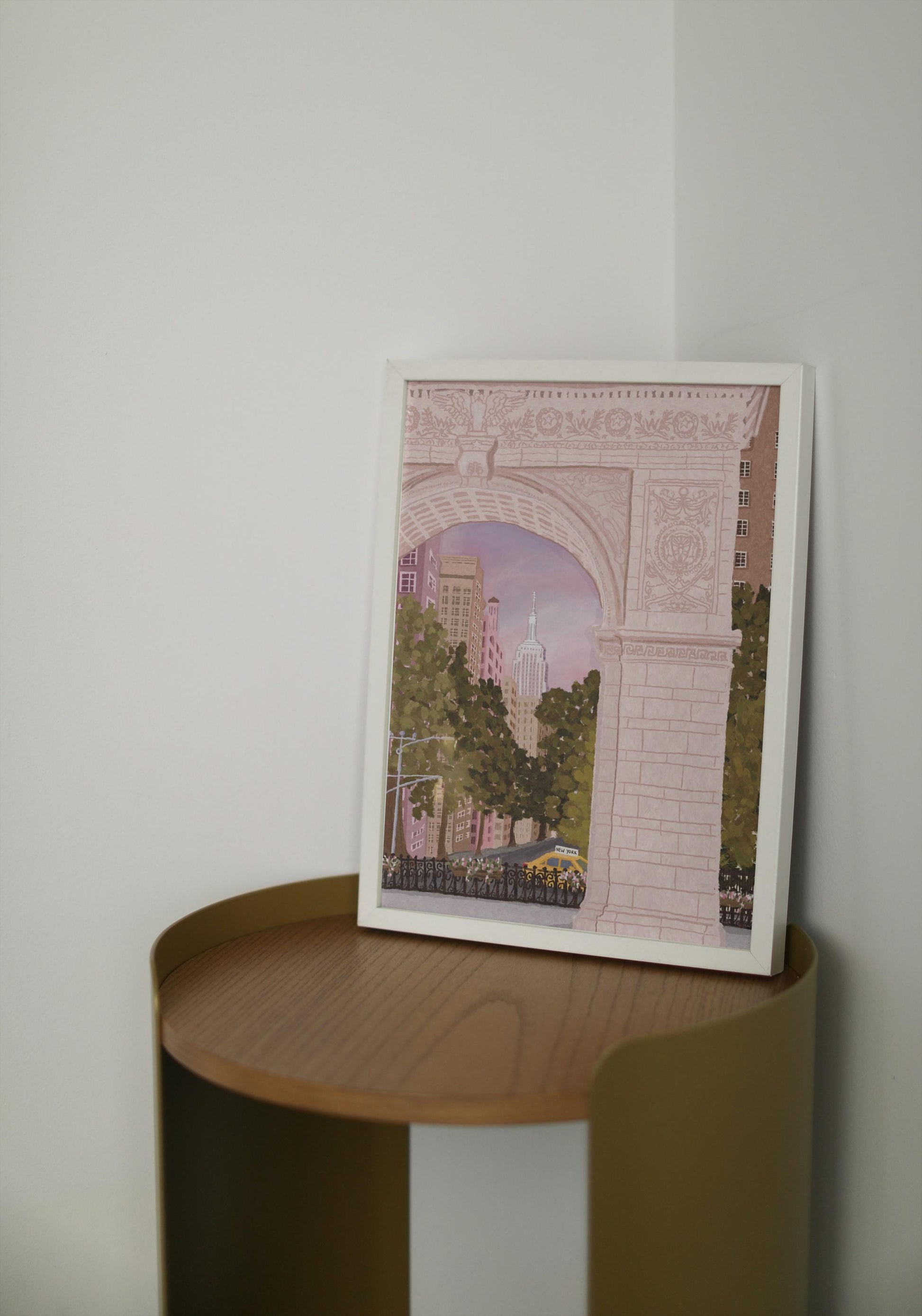 Washington Square New York, New York City Print, Empire State Building Print