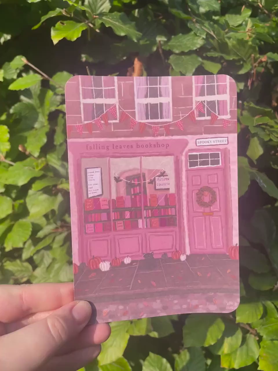 Autumn Bookshop Kindle Insert Accessory Art | Bookshop Insert Kindle Paperwhite Oasis | Book Store Kindle Insert | Cosy Kindle Insert Case