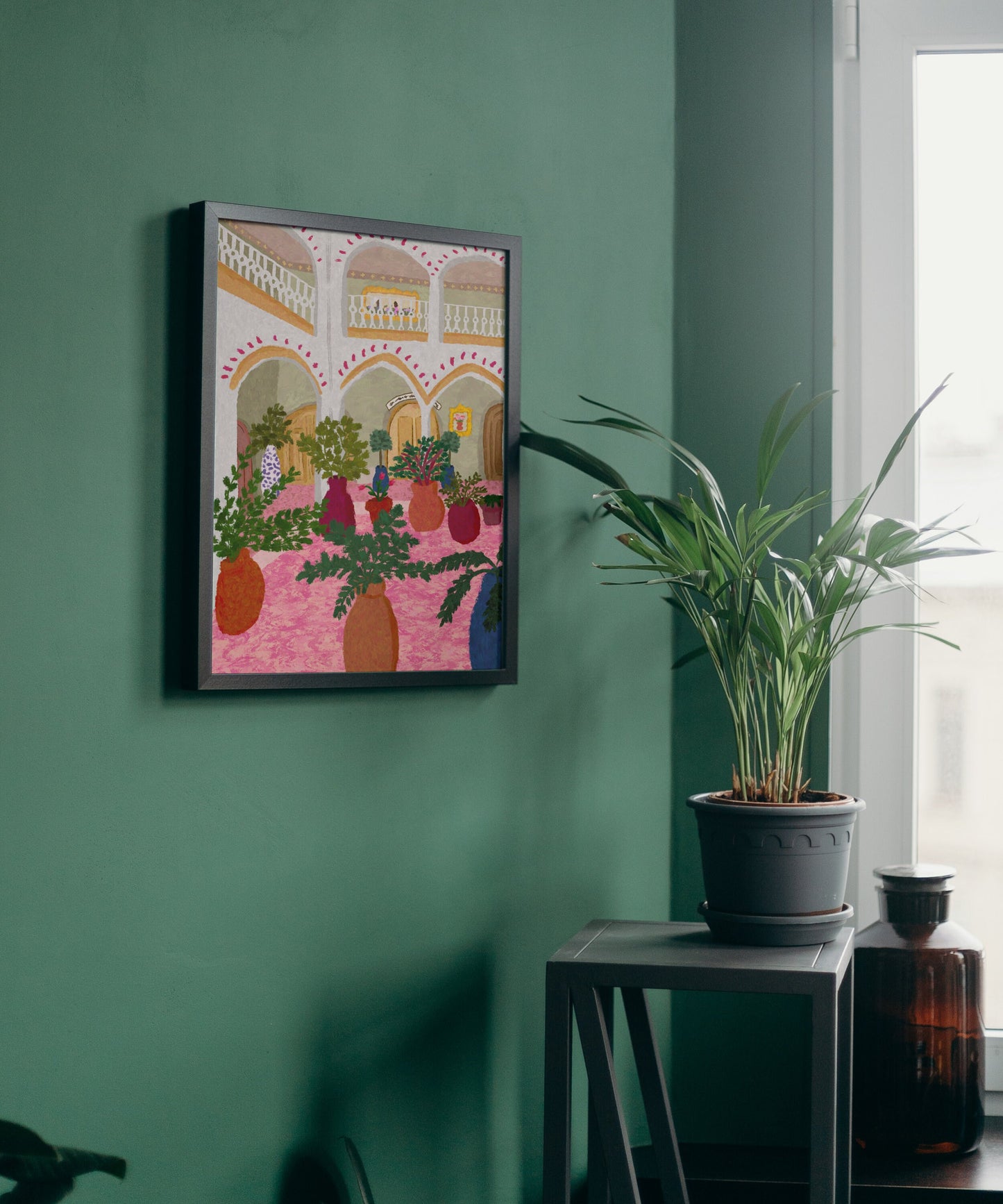 Mediterranean Courtyard Print