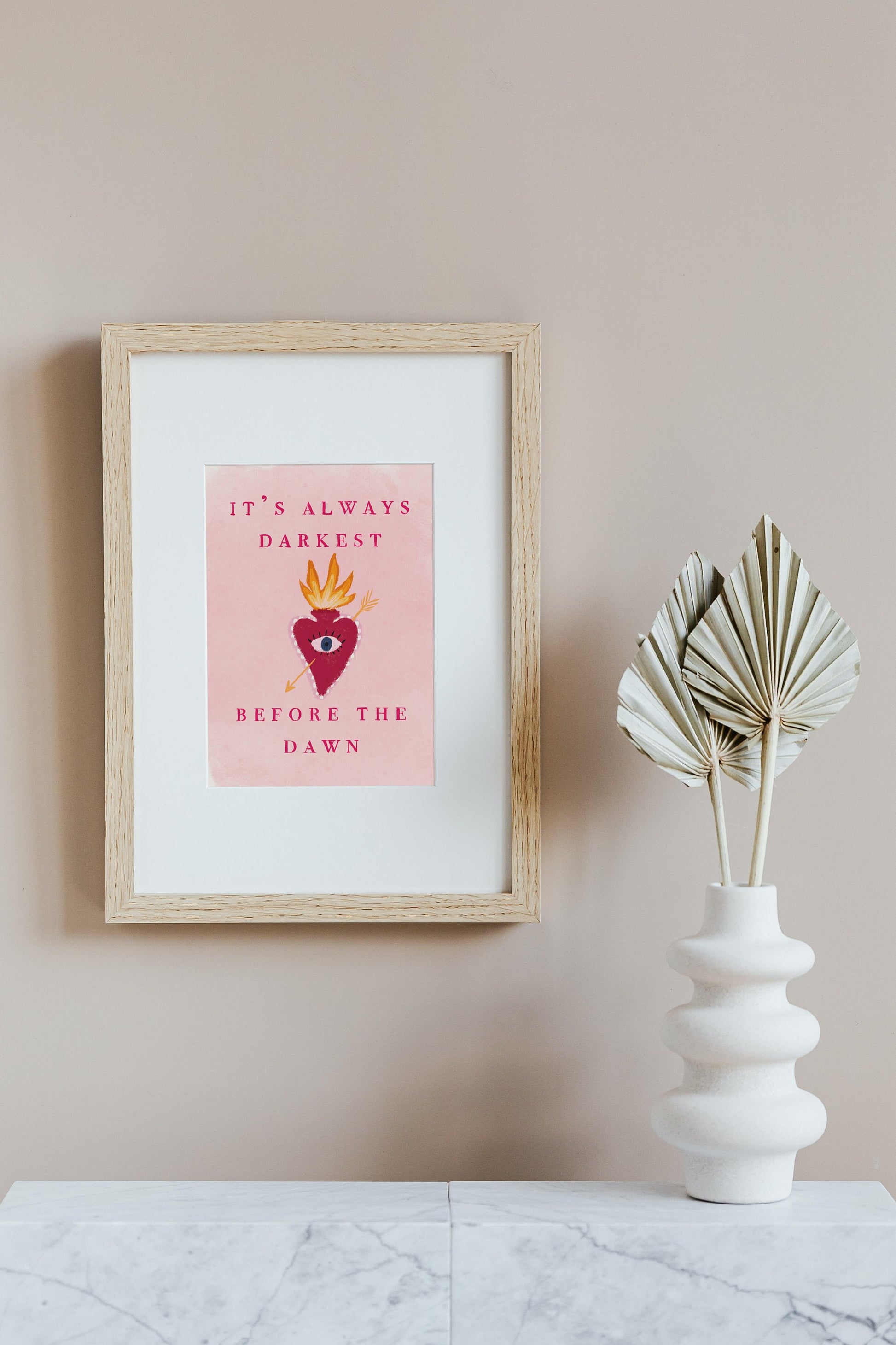 It’s Always Darkest Before The Dawn Quote, Florence And The Machine Print, Song Lyric Quote Print, Music Poster, Glastonbury, Vibrant Art