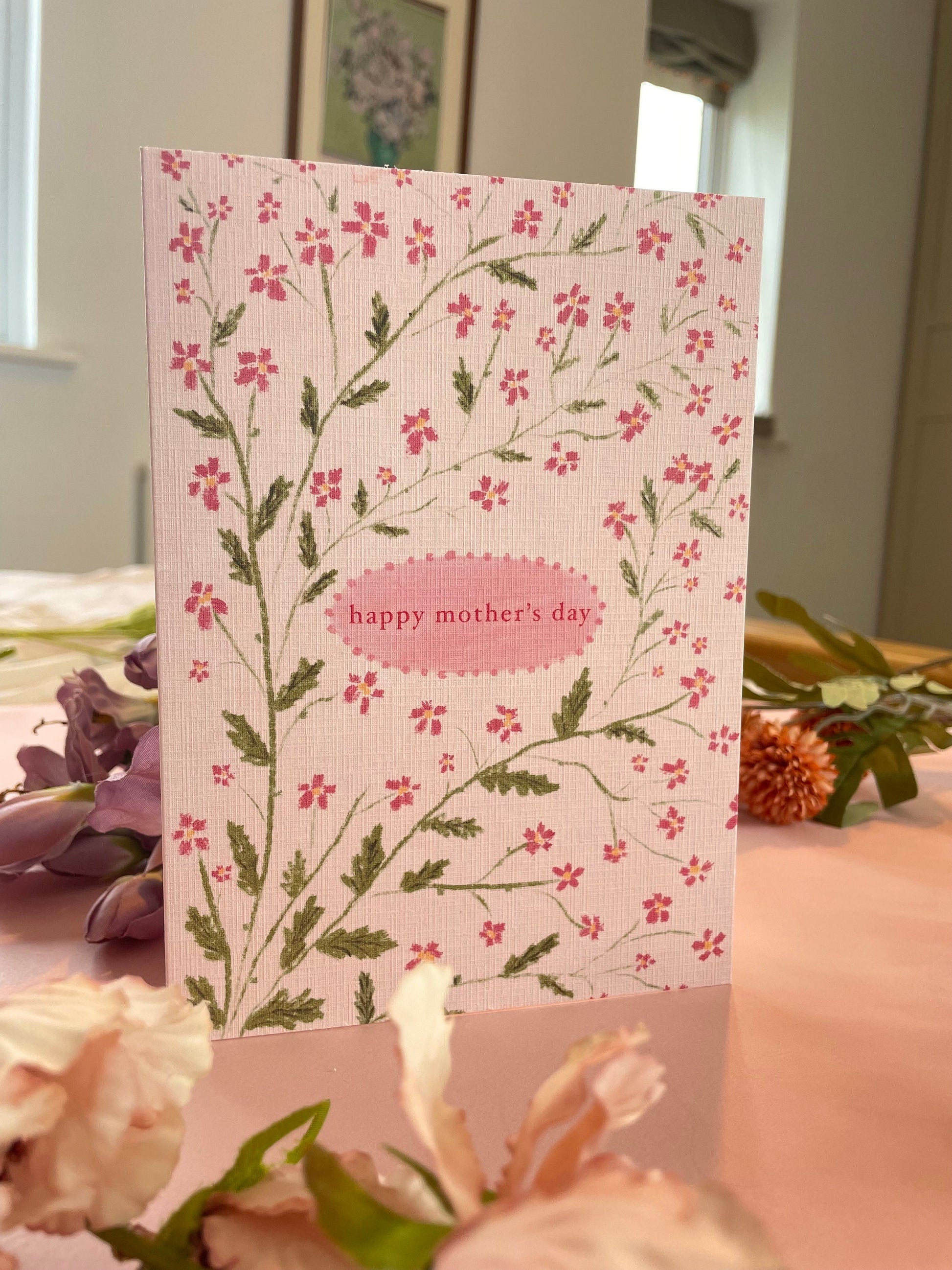 Happy Mother’s Day Card, Mother’s Day, Recycled Paper Card, Mother’s Day Greeting Card, Floral Greeting Card, Gifts For Mum, Gifts For Her